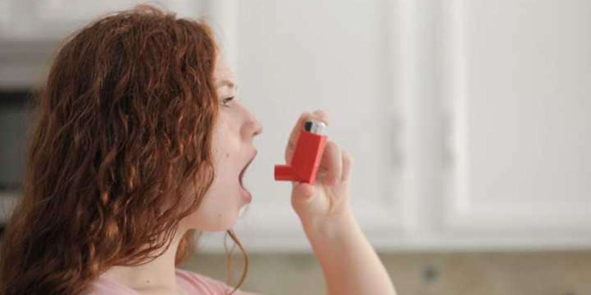 Managing Asthma Symptoms with Red Inhaler